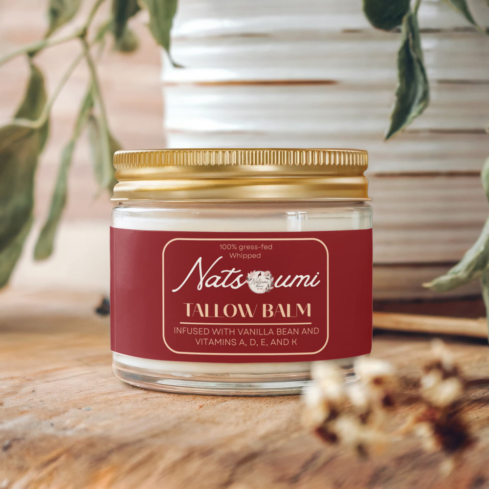 Whipped Grass-Fed Tallow Balm with Vanilla Bean