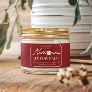 Whipped Grass-Fed Tallow Balm with Vanilla Bean