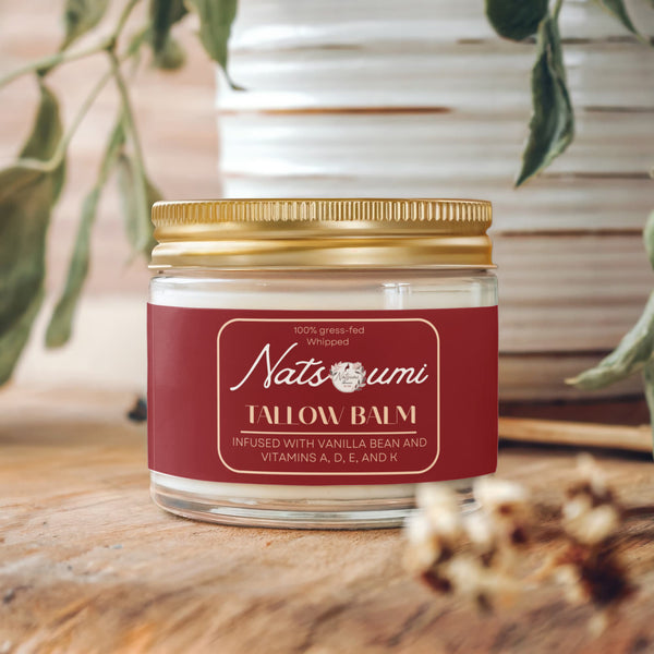 Whipped Grass-Fed Tallow Balm with Vanilla Bean