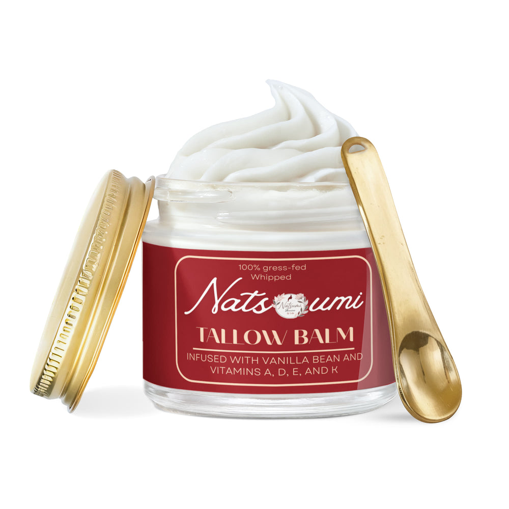 Whipped Grass-Fed Tallow Balm with Vanilla Bean