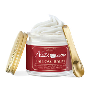 Whipped Grass-Fed Tallow Balm with Vanilla Bean